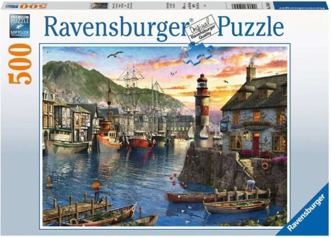 Ravensburgeri pusle Päikesetõus sadamas – 500 tükki