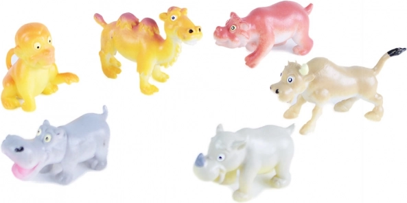 Cheerful Wild Animals Set 6 pcs
