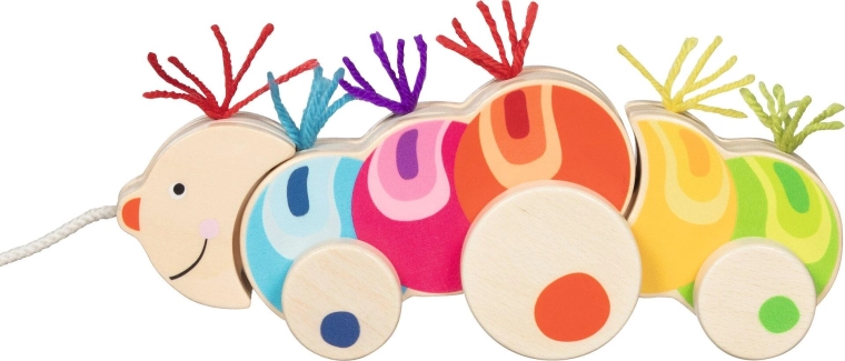 A wooden pull-along toy for every day
