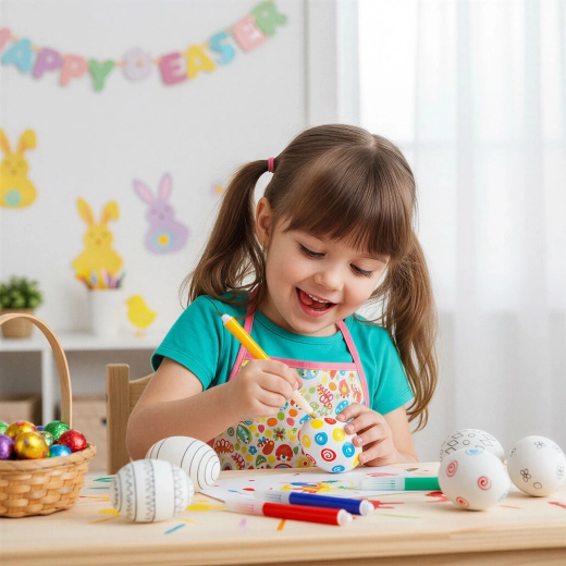 Easter Egg Coloring Set with Markers