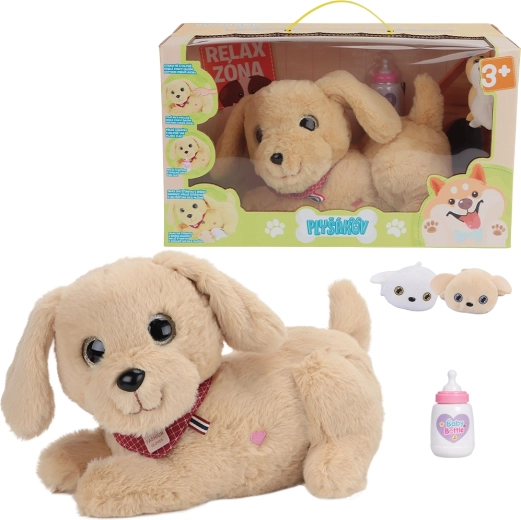 Interactive Plush Puppy Caramelka