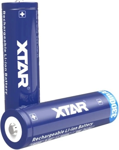 Akumulaator XTAR 18650 Li‑ion 3,6 V 3300 mAh kaitsega – 1 tk
