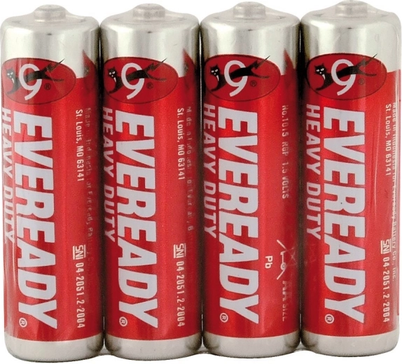 Energizer Eveready Heavy Duty Red AA R6 1,5 V – AA (R6) patareid, 4 tk