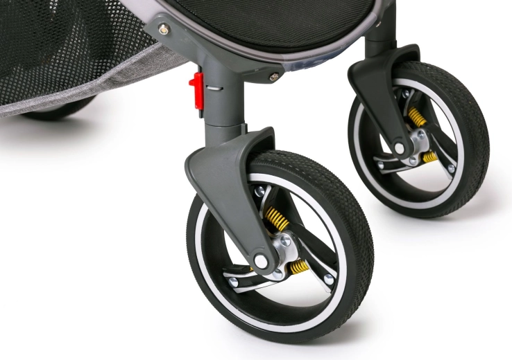 Suspension wheels with no risk of punctures