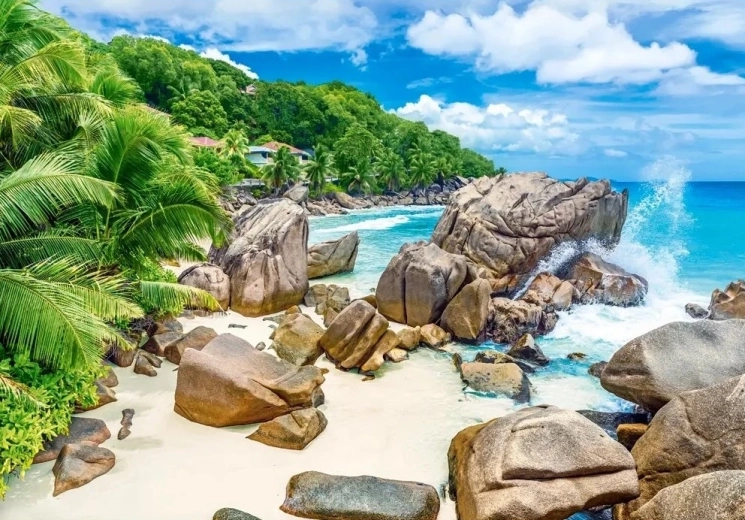 Puzzle La Digue, Seychelles 500 pieces CASTORLAND