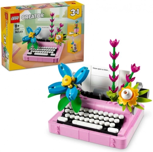 LEGO® Creator 3 ühes 1-s 31169 Lilledega kirjutusmasin