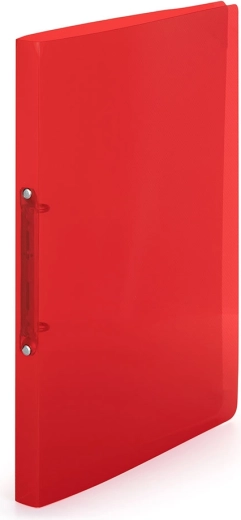 Polypropylene Binder A4, 2-ring, red