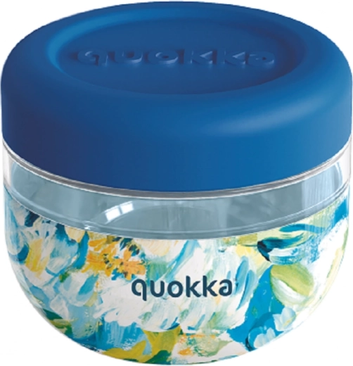 Toidukarp Quokka Bubble Blue Peonies sinine 500 ml