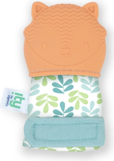 Ingenuity teething mitten Fox Kitt orange BPA-free 3m+