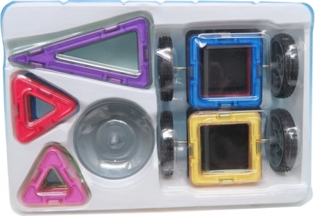 Magnetic building set for children – 24 pieces