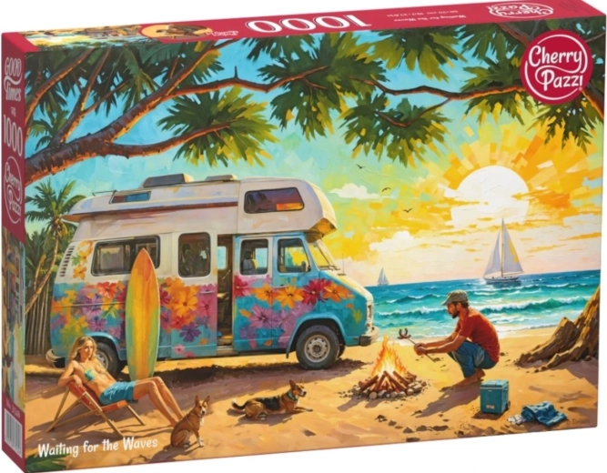 Puzzle CHERRY PAZZI Waiting for the Waves 1000 pieces