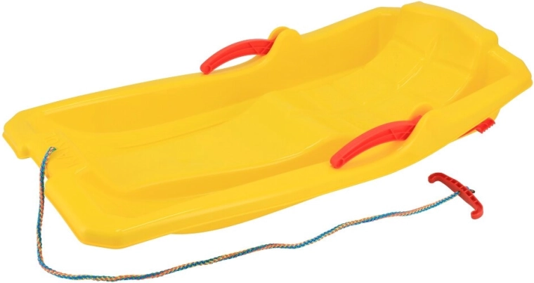 Plastkelgud piduritega Baby Mix Karol, kollased