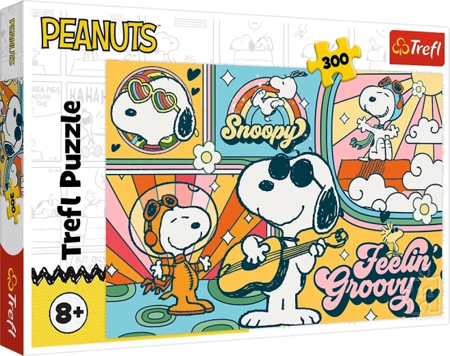 Puzzle Lõbus PEANUTSi maailm 300 tükki