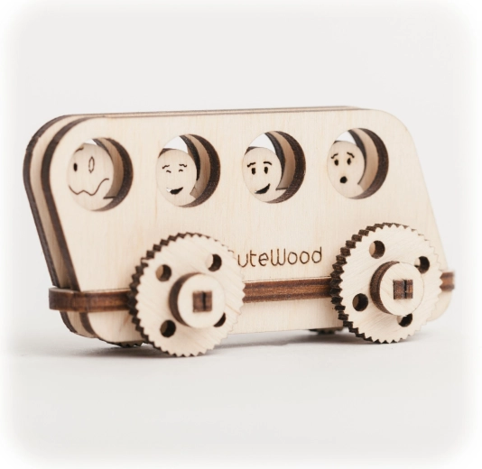 Cutewood puidust 3D pusle buss