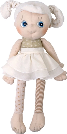 Rubens Barn EcoBuds daisy, first soft doll made of organic cotton 35 cm