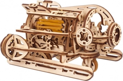 Wooden 3D Mechanical Puzzle Steampunk Submarine
