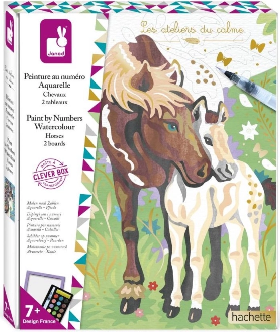 JANOD Paint by Numbers: Horses