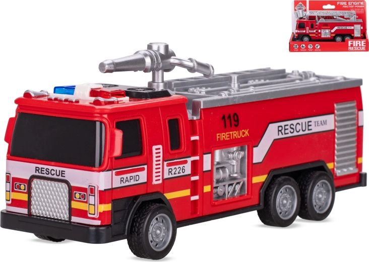 Friction-Powered Fire Truck 17.5 cm