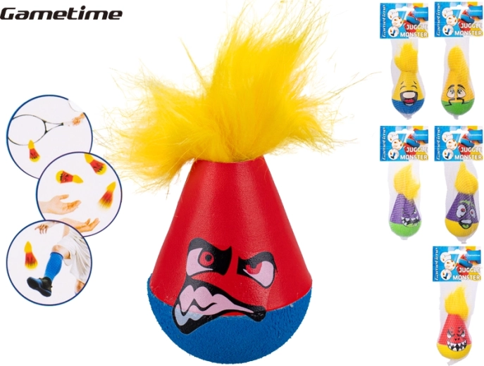 Gametime žongleerimispall koletis karvadega 12 cm