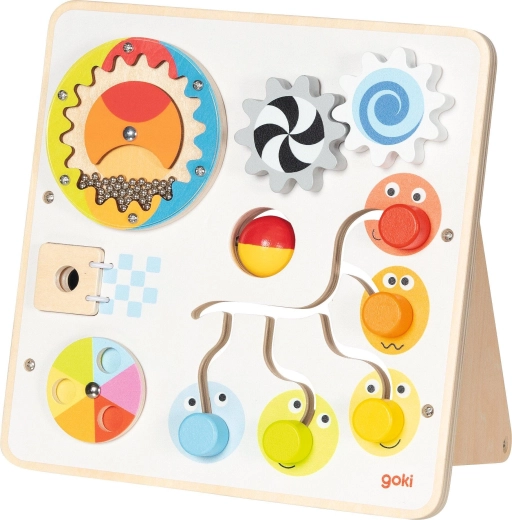 Puidust motoorikatahvel (activity board) - 1 tk