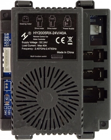 Central unit for battery-powered vehicle 24V/40A