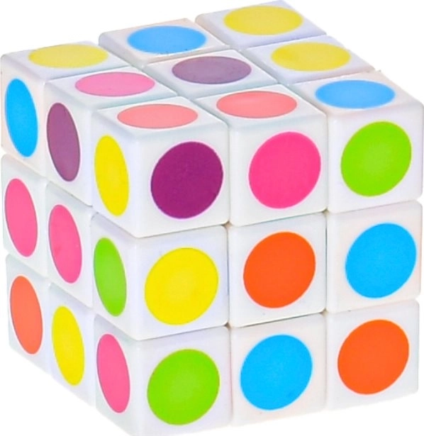 3x3 Puzzle Cube with Dots Mini