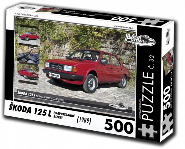Pusle RETRO-AUTOD Škoda 125 L parempoolse rooliga 500 tükki