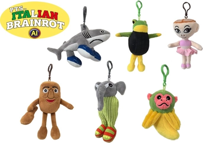 Brainrot plüüsist ripats 10 cm