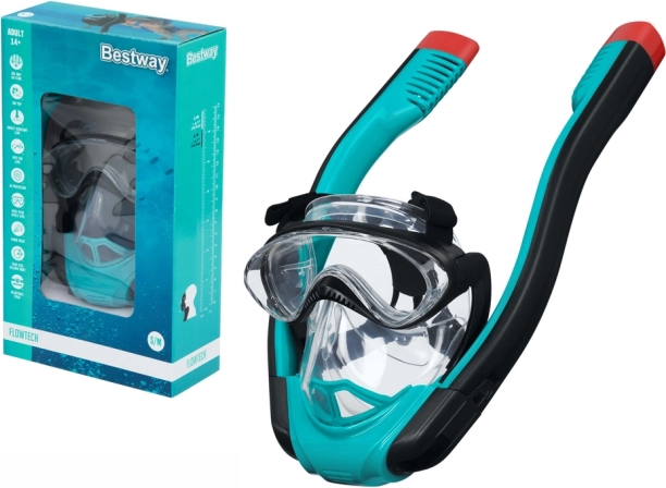 Bestway Flowtech täisnäomask snorgeldamiseks täiskasvanutele S/M