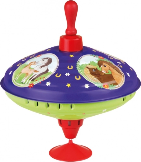 Spinning Top with Horse Motif 19 cm LENA