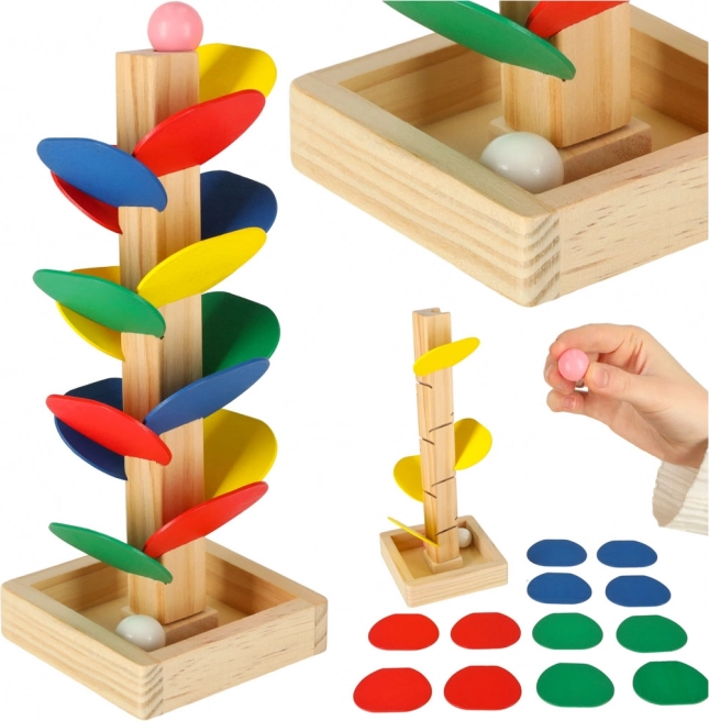 Puidust kuulipuust MONTESSORI