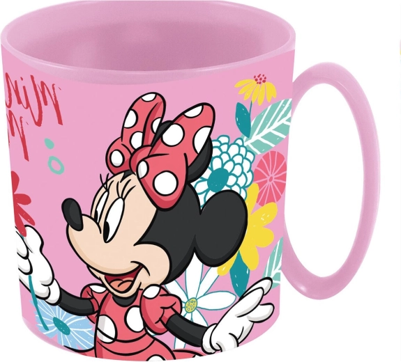 Laste kruus 350 ml Minnie, plastist, roosa