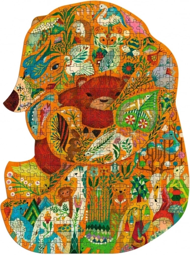 Kontuurpuzzle karu 350 tükiga