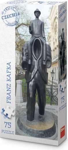 Dino panoramic puzzle Travel Czechia Edition – Franz Kafka Monument (75 pieces)