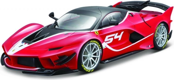 Bburago Ferrari FXX-K EVO metallist automudel 1:18 punane