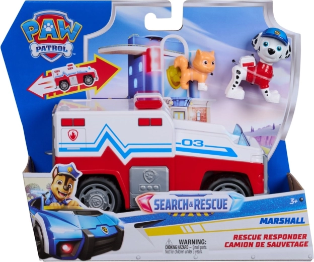 PAW Patrol Marshall Rescue Vehicle with Figures