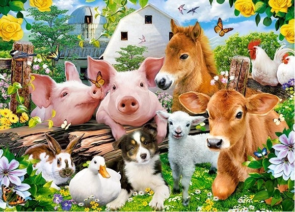 Pusle 60 tükiga Farm Friends