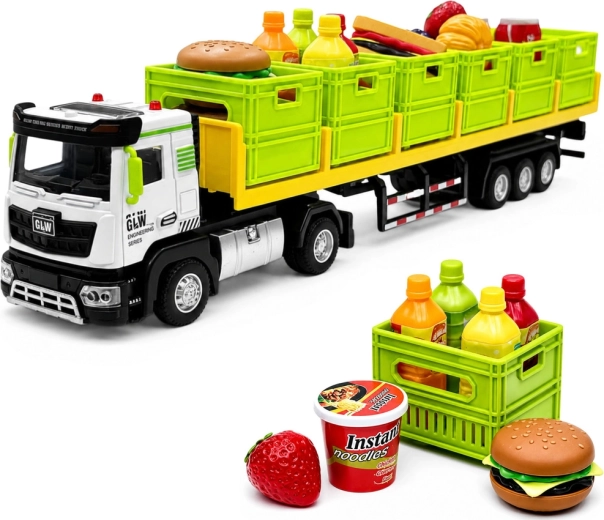 6 crates with mini foods