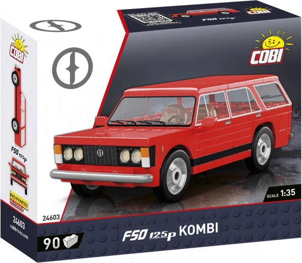 Konstruktorikomplekt FSO 125p Kombi 1:35 – 90 detaili