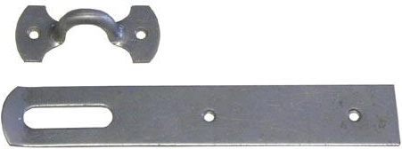 Straight hasp 100 mm