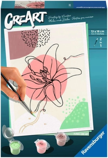 CreArt Floral Line – numbrite järgi värvimine Ravensburgerilt