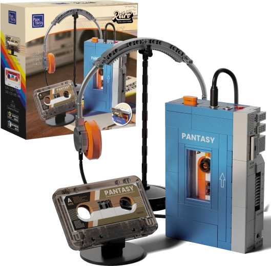 Pantasy Retro Building Set – Portable Cassette Player Walkman