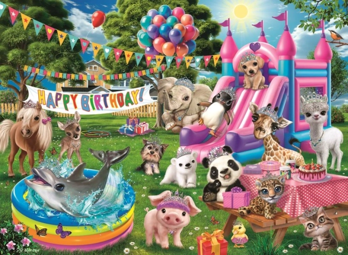 Ravensburgeri pusle Loomade sünnipäevapidu XXL 100 tükki