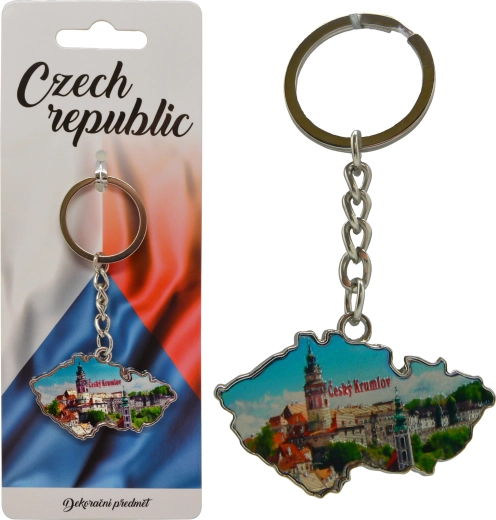 Český Krumlov Keychain – stylish souvenir