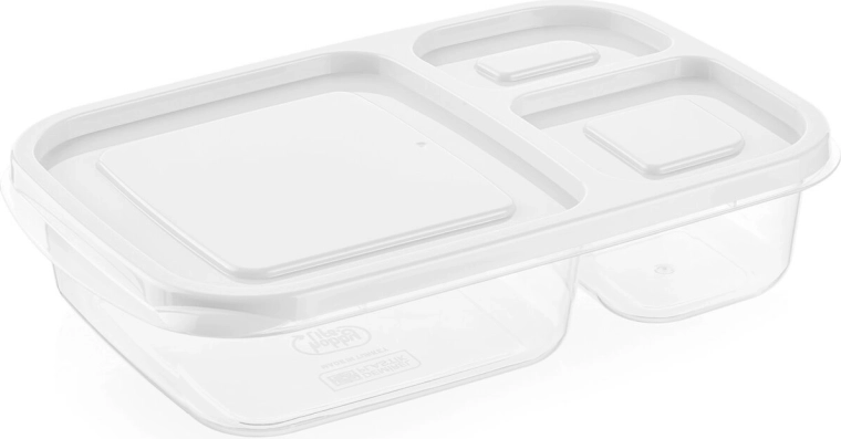 Transparent container for quick content check