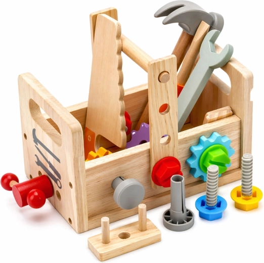 Everything in one box – tools and building parts