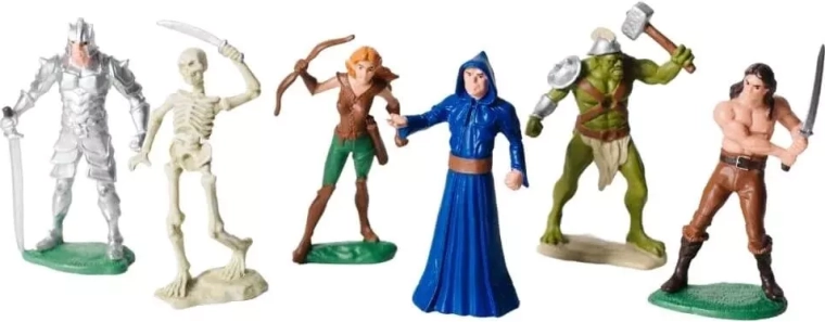 6 fantaasiafiguuri ühes pakendis
