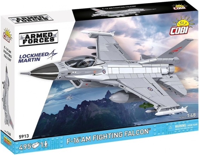 F-16AM FIGHTING FALCON Building Set – Royal Norwegian Air Force, 1:48, 495 pieces