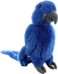 Ökoloogiline sinine plüüs-papagoi 26 cm