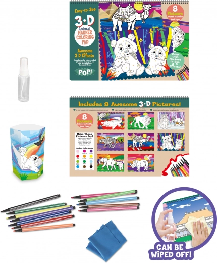 Erasable Coloring Pages 8 Pictures